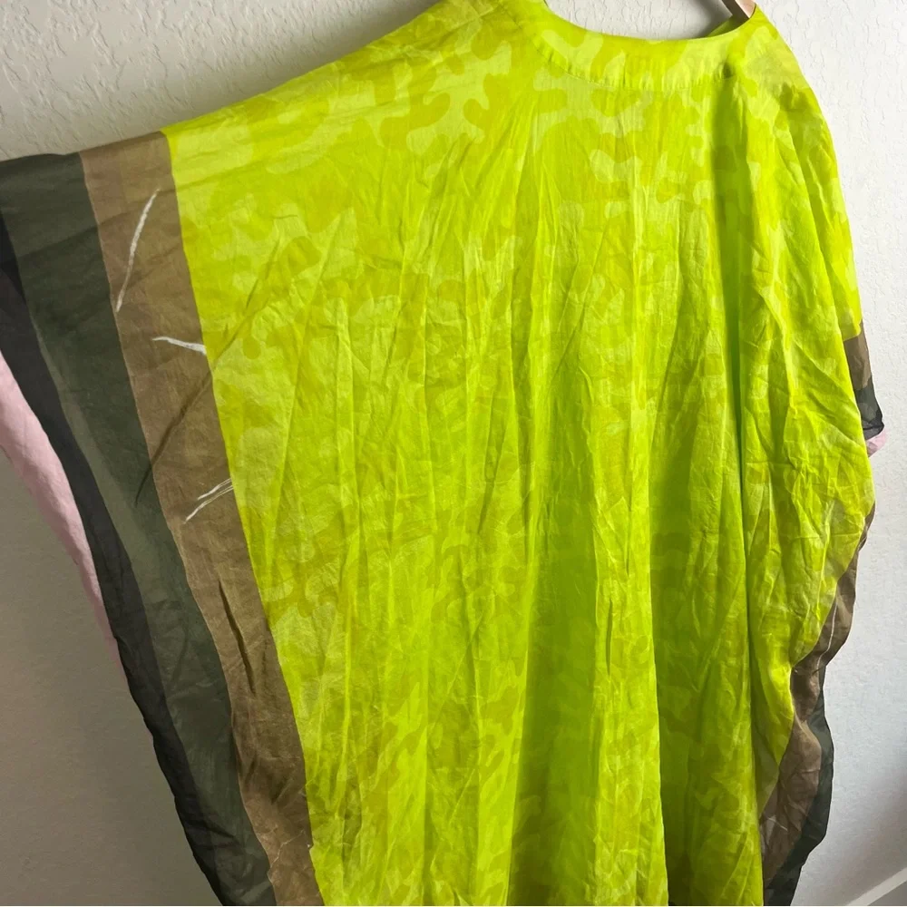 Dries Van Noten Kaftan Camouflage Tunic Shirt